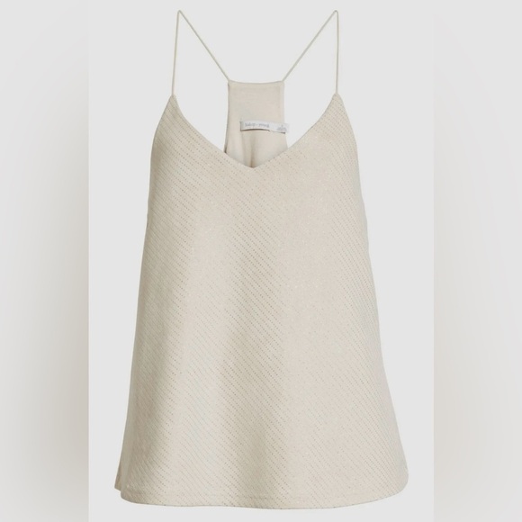 Bishop & Young Womens Micro Stud Faux Suede Cami- Ivory- Size Medium- NWT - Picture 11 of 11